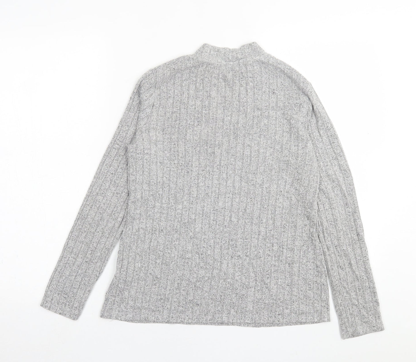 Womens UK Size 12 Papaya Grey Pullover Jumper