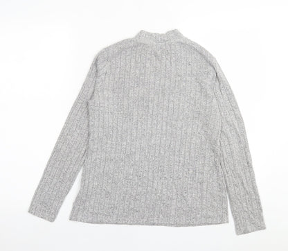 Womens UK Size 12 Papaya Grey Pullover Jumper
