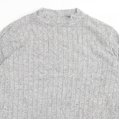 Womens UK Size 12 Papaya Grey Pullover Jumper