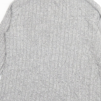 Womens UK Size 12 Papaya Grey Pullover Jumper
