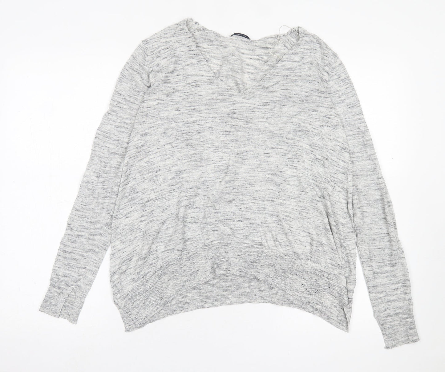 Womens UK Size M Zara Grey Pullover Jumper