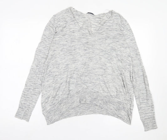 Womens UK Size M Zara Grey Pullover Jumper