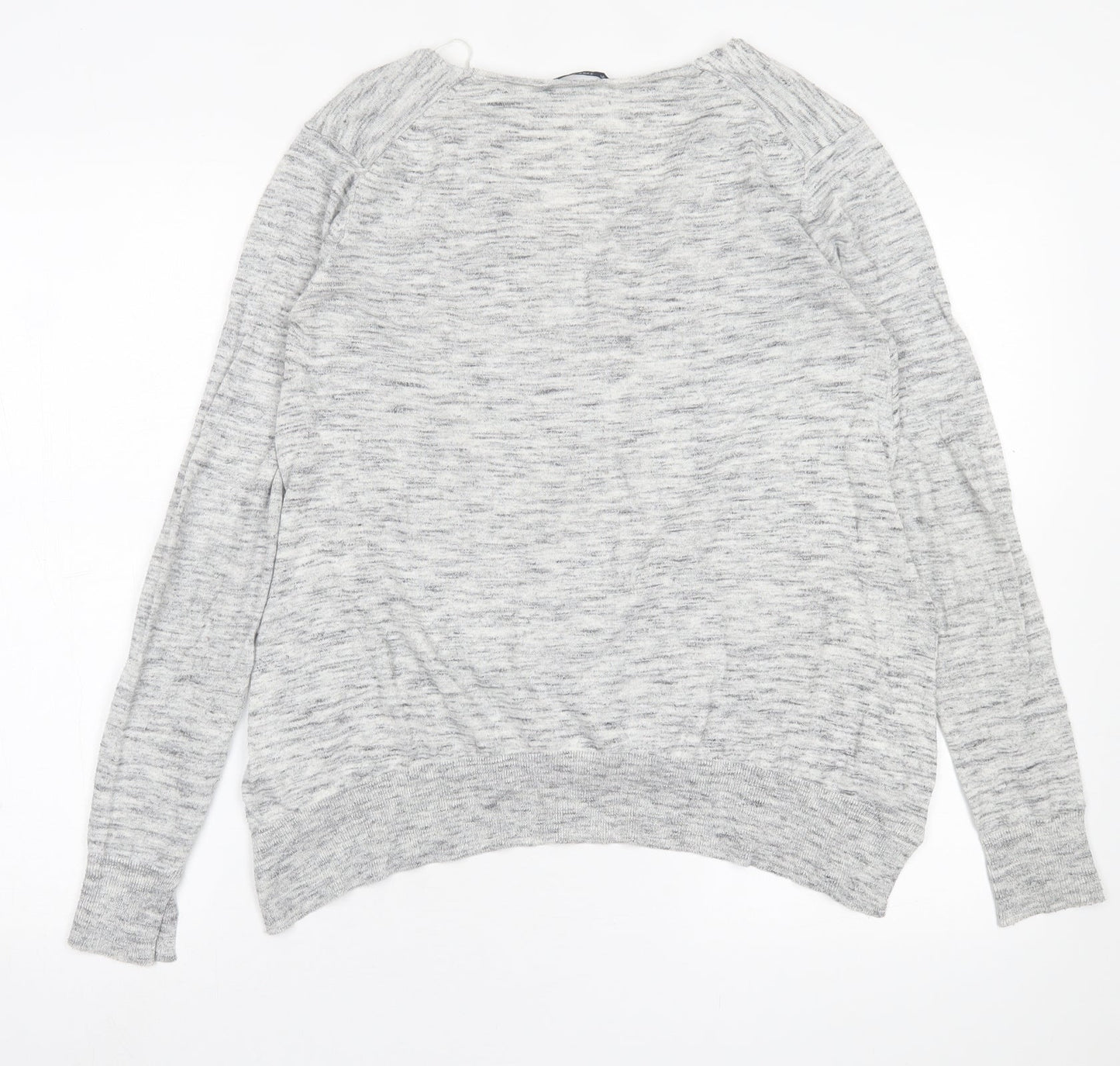 Womens UK Size M Zara Grey Pullover Jumper