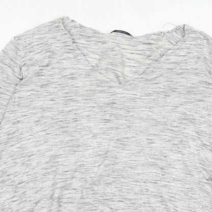 Womens UK Size M Zara Grey Pullover Jumper