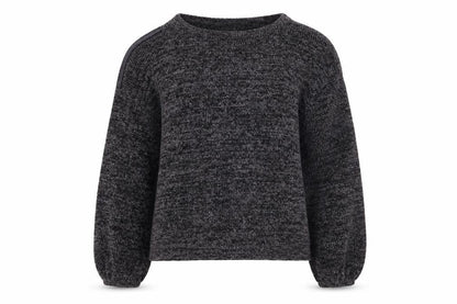 New Look Girls Grey Round Neck  Acrylic Pullover Jumper Size 14 Years