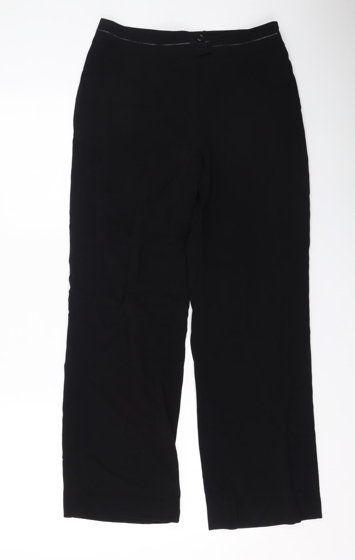 Womens UK Size 36 Gerry Weber Regular Fit  Black Trousers