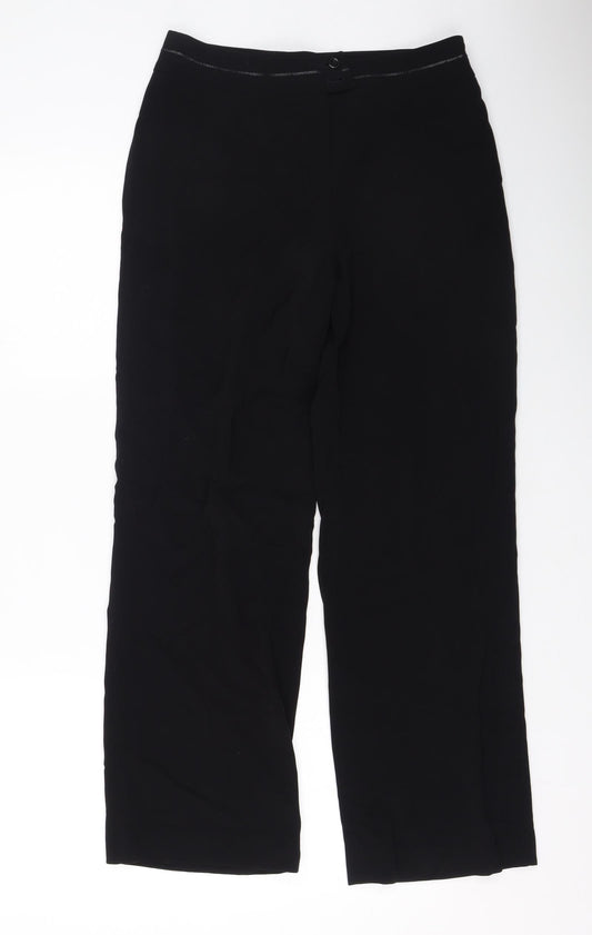 Womens UK Size 36 Gerry Weber Regular Fit  Black Trousers