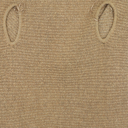 George  Womens Brown V-Neck  Acrylic Cardigan Jumper Size S