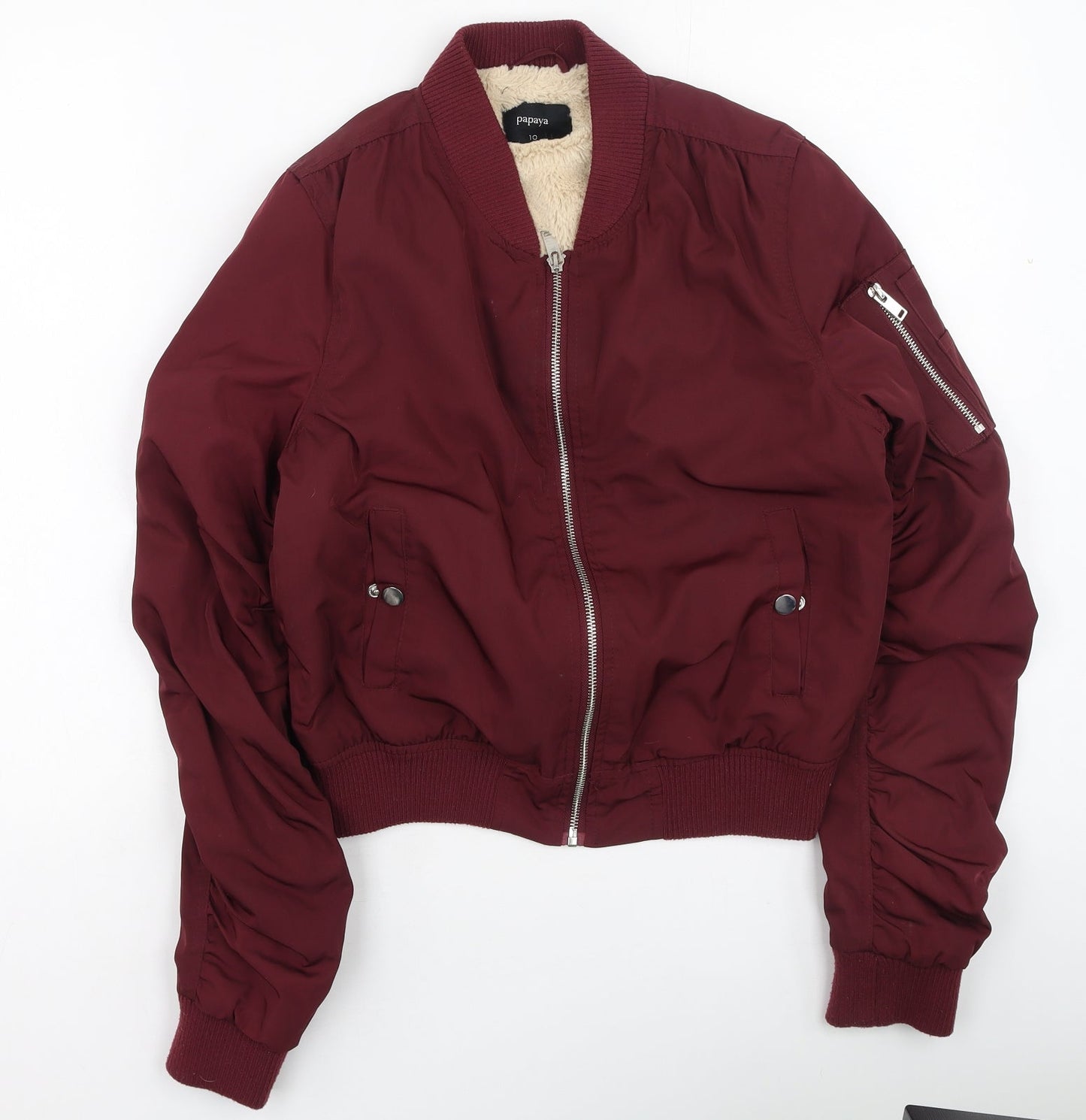 Womens UK Size 10 Papaya Purple Jacket