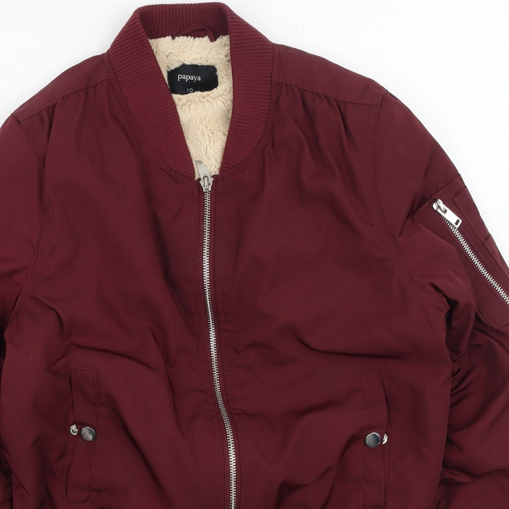 Womens UK Size 10 Papaya Purple Jacket