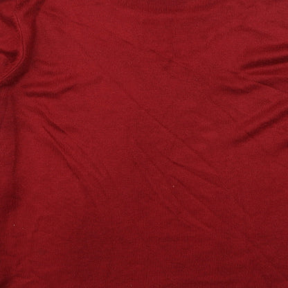 Womens UK Size 14 Berkertex Red Pullover Jumper