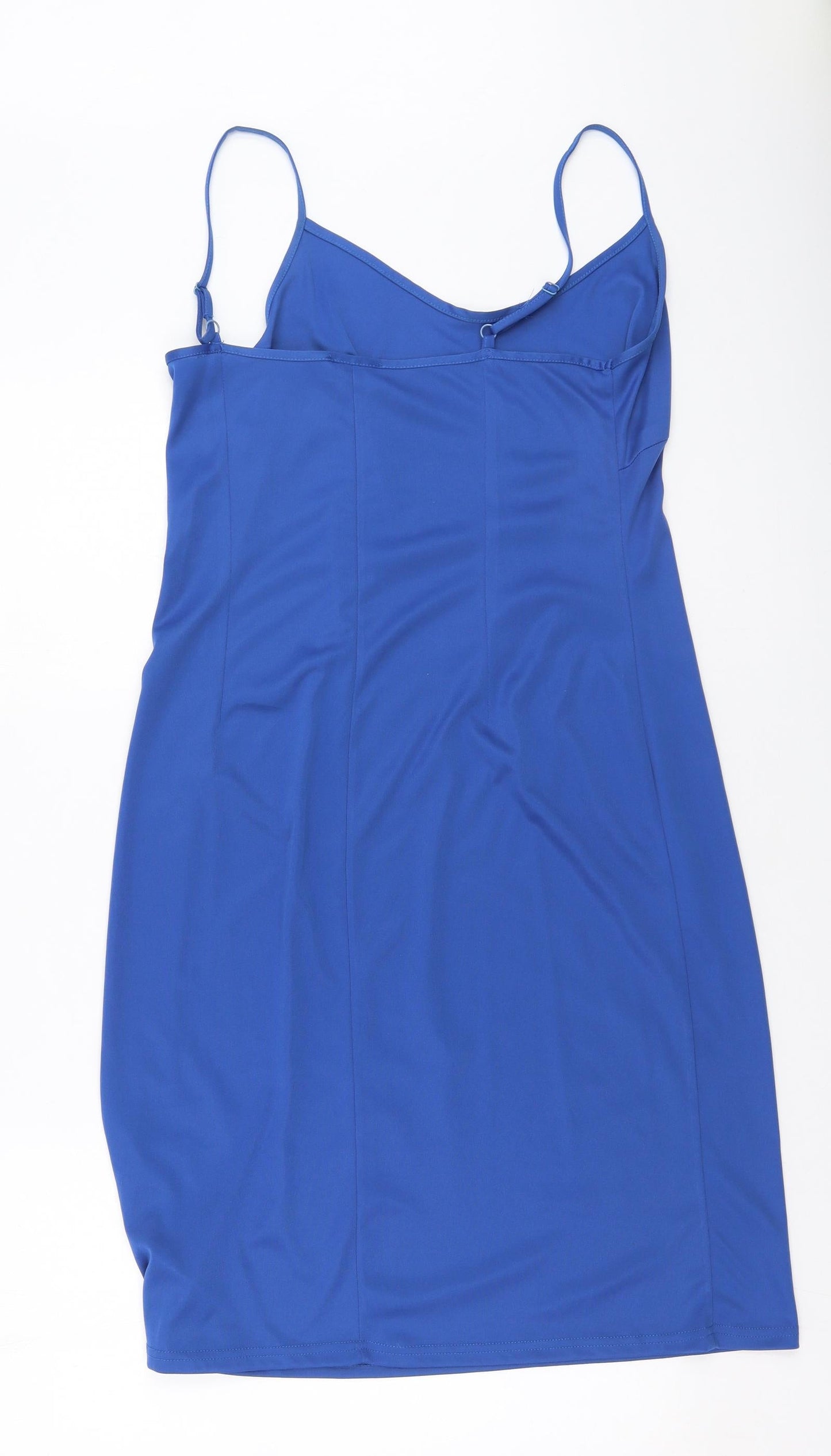 Nightingales Womens Blue  Polyamide Shift  Size 14  Round Neck
