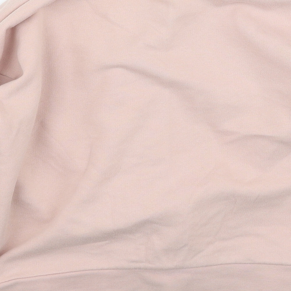 George  Girls Pink  Cotton Pullover Sweatshirt Size 7-8 Years