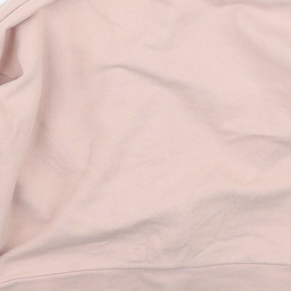 George  Girls Pink  Cotton Pullover Sweatshirt Size 7-8 Years