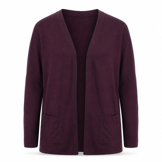 Womens UK Size 10 thought Purple Full Zip Jumper