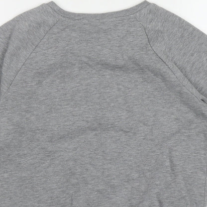 TU Girls Grey  Polyester Pullover Sweatshirt Size 11 Years