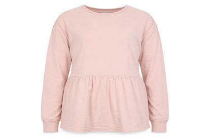 Matalan Womens Pink  Cotton Pullover Sweatshirt Size M