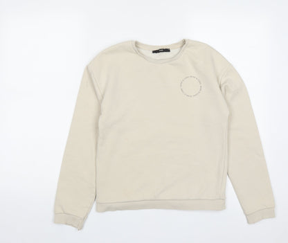 George Girls Beige  Cotton Pullover Sweatshirt Size 12-13 Years   - Kind Is Cool