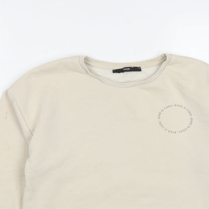 George Girls Beige  Cotton Pullover Sweatshirt Size 12-13 Years   - Kind Is Cool