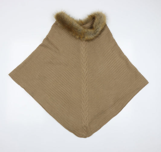 New Look Womens Brown    Poncho One Size