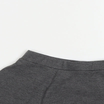 George Girls Grey  Polyester A-Line Skirt Size 8-9 Years  Regular