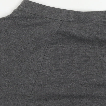 George Girls Grey  Polyester A-Line Skirt Size 8-9 Years  Regular