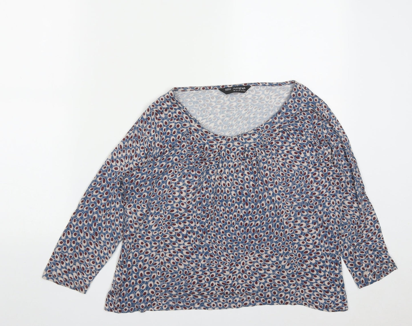 Womens UK Size S Marks and Spencer Multicoloured Basic T-Shirt