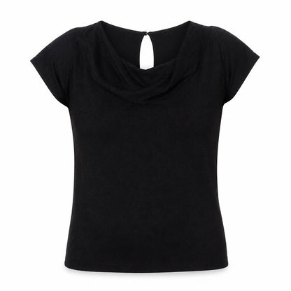 Womens UK Size S b.young Black Basic T-Shirt