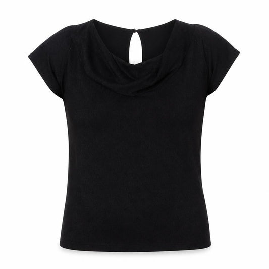 Womens UK Size S b.young Black Basic T-Shirt