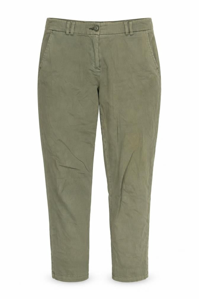 Womens UK Size 10 Oasis Regular Fit  Green Trousers