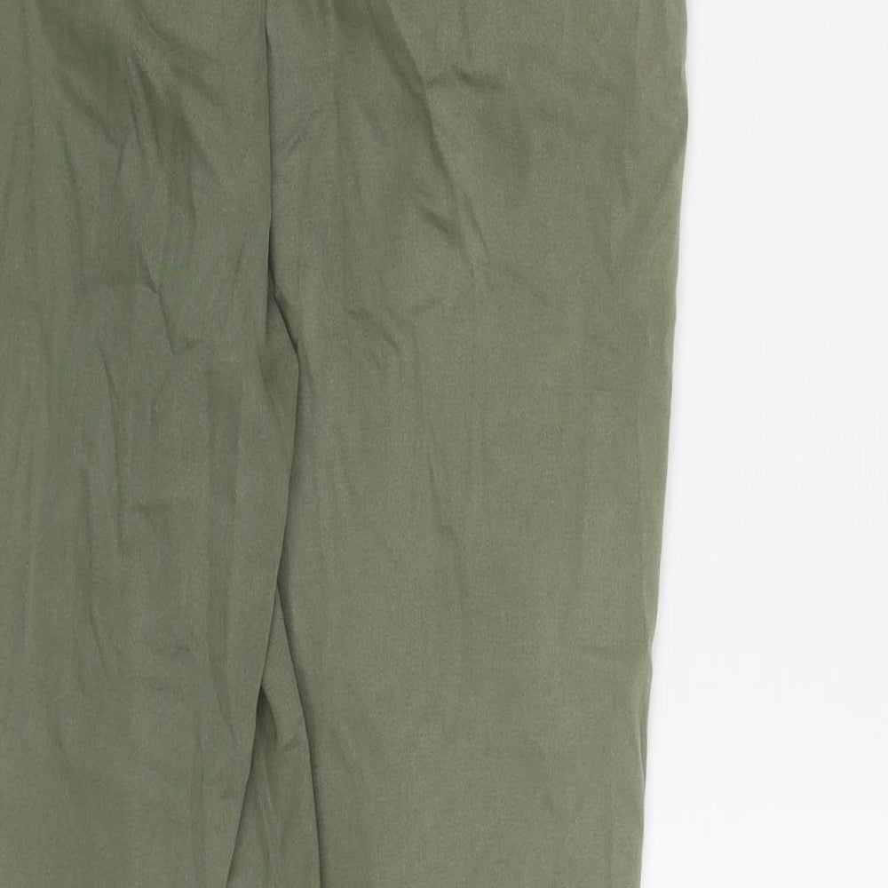 Womens UK Size 10 Oasis Regular Fit  Green Trousers