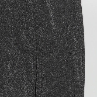 Womens UK Size 6 H&M Regular Fit Sweatpants Silver Trousers