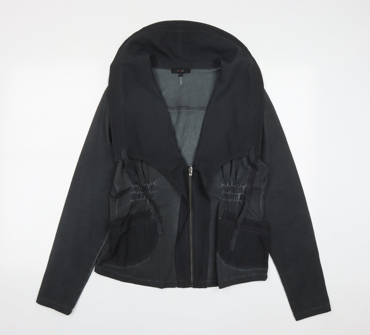 Yest Womens Black   Jacket  Size L  Zip