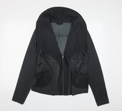 Yest Womens Black   Jacket  Size L  Zip