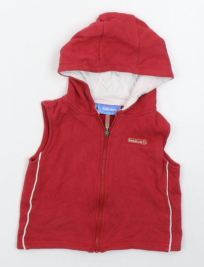 Beberene Boys Red   Jacket  Size 18 Months   Zip
