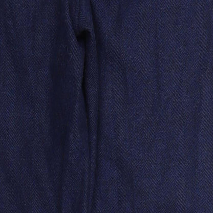 Womens UK Size 12 Preworn Regular Fit  Blue Trousers