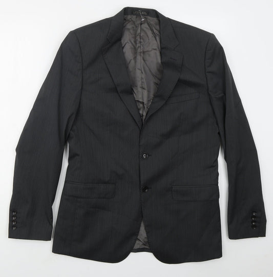 Mens UK Size 40 Zara Regular Grey Suit Jacket