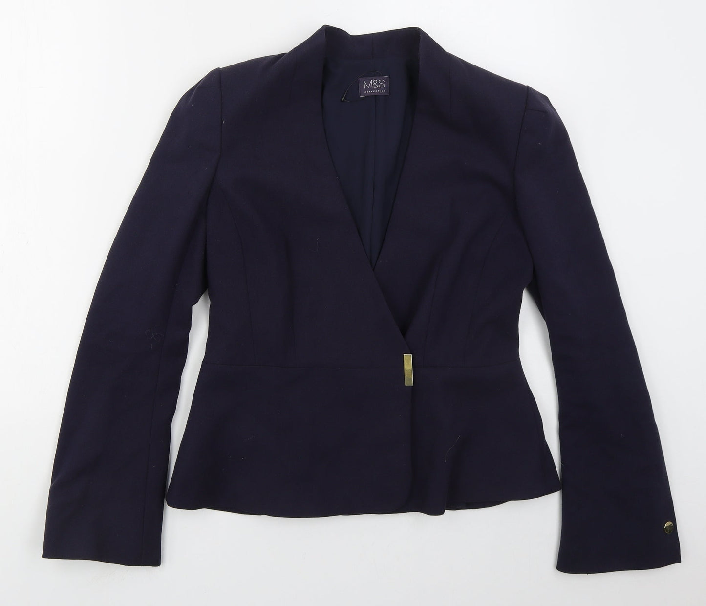 Womens UK Size 10 Marks and Spencer Blue Jacket