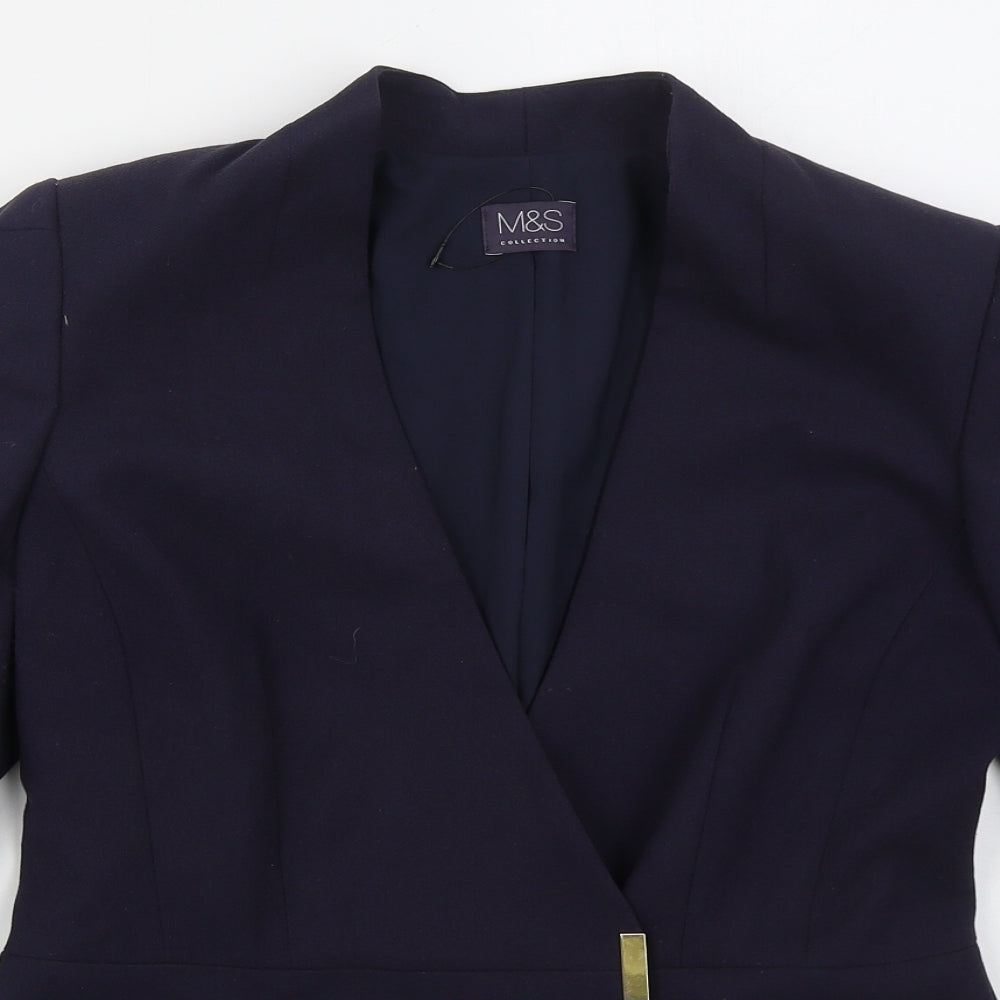 Womens UK Size 10 Marks and Spencer Blue Jacket