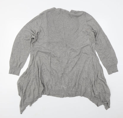 Womens UK Size 20 Marks and Spencer Grey Cardigan Jumper
