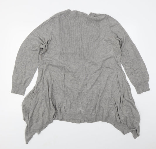 Womens UK Size 20 Marks and Spencer Grey Cardigan Jumper