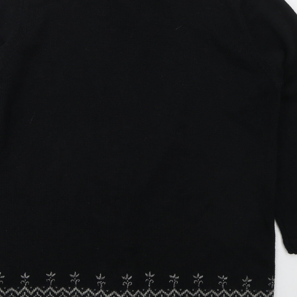 Womens UK Size S South Lodge Black Cardigan Jumper