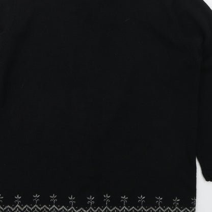 Womens UK Size S South Lodge Black Cardigan Jumper