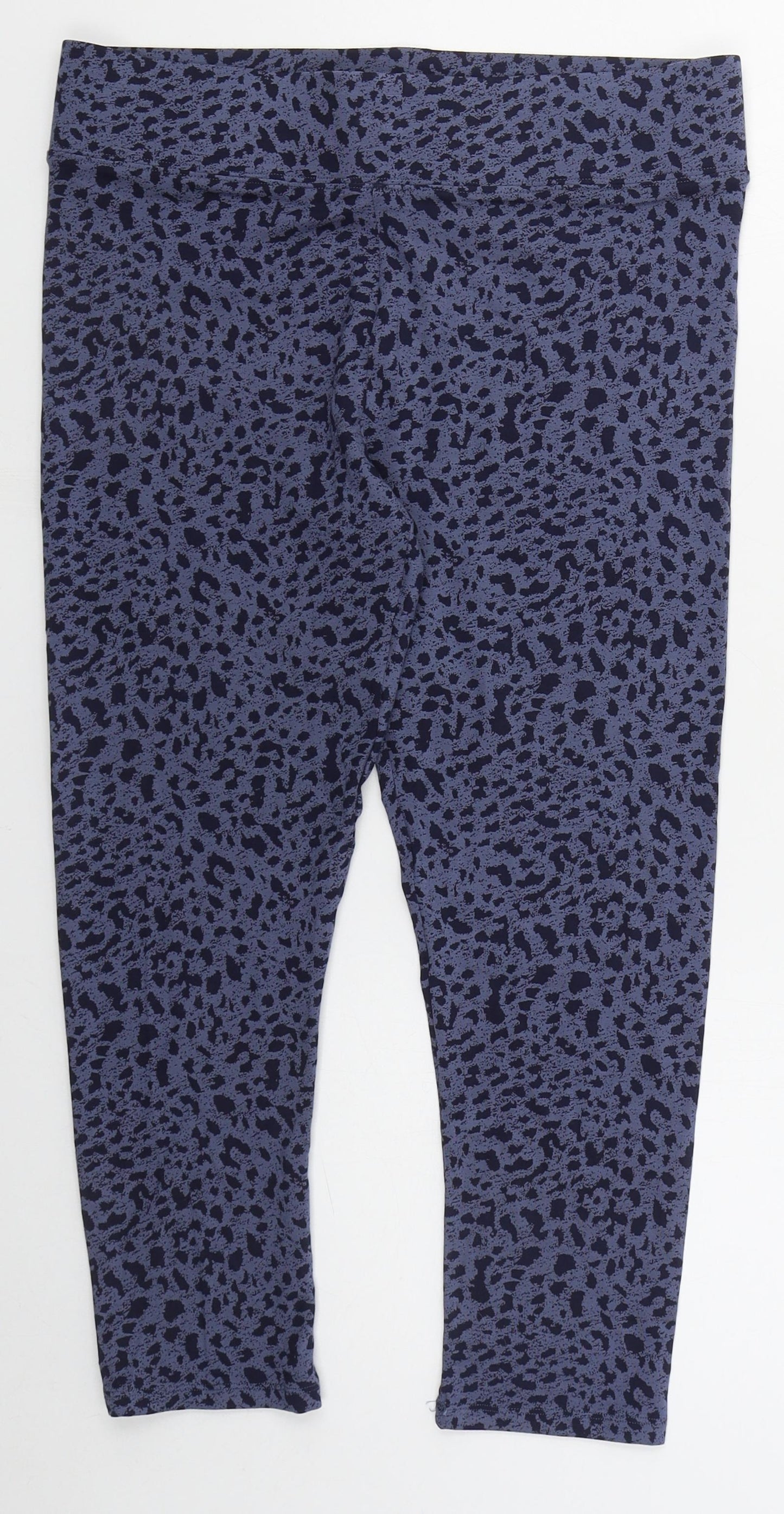 Womens UK Size 30 in Preworn  Cropped Blue Leggings