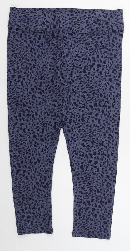 Womens UK Size 30 in Preworn  Cropped Blue Leggings