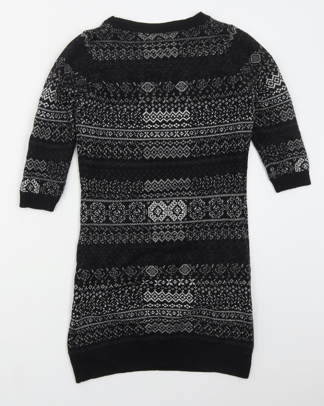 Womens UK Size 8 Warehouse Grey Pullover Jumper