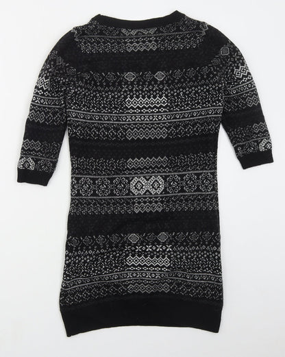 Womens UK Size 8 Warehouse Grey Pullover Jumper