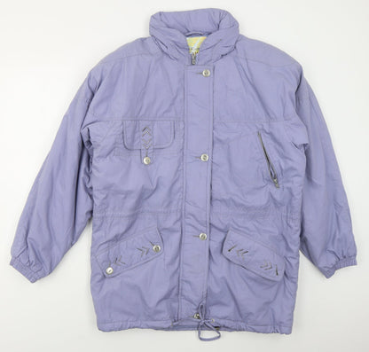 Rivers Edge Womens Purple   Jacket Coat Size 12  Zip