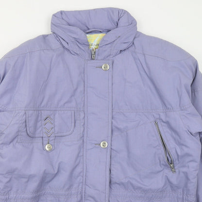 Rivers Edge Womens Purple   Jacket Coat Size 12  Zip