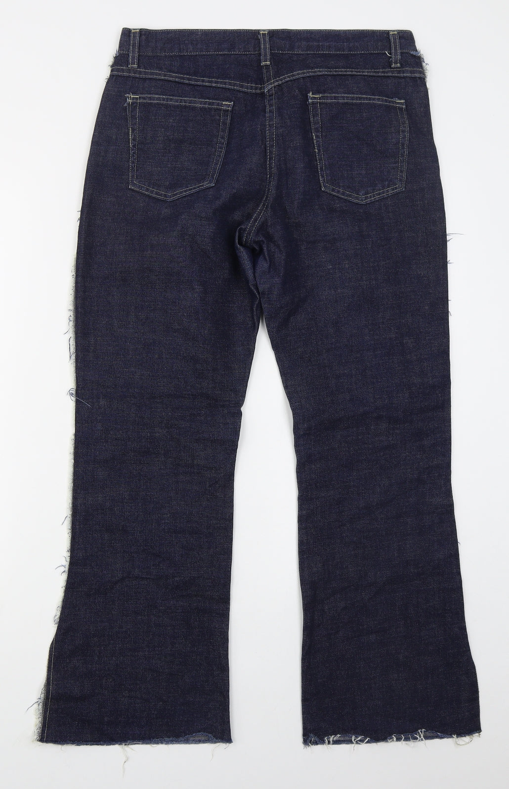Womens UK Size 32 in Preworn Regular Fit Bootcut Blue Jeans